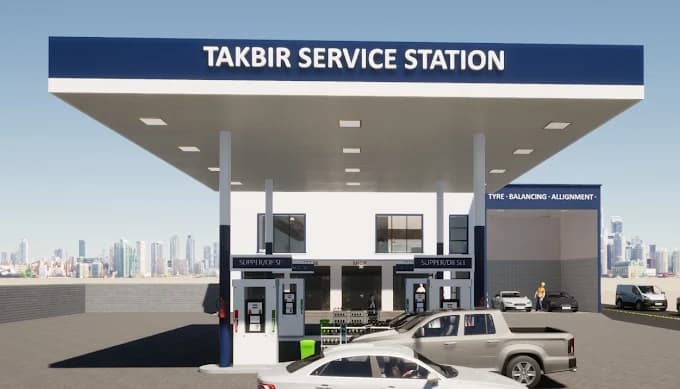 Takbir Service Station Mandera — view 1